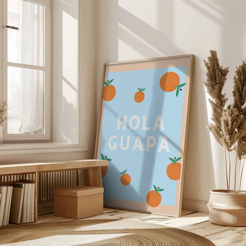 Hola Guapa Poster - Corkframes.com