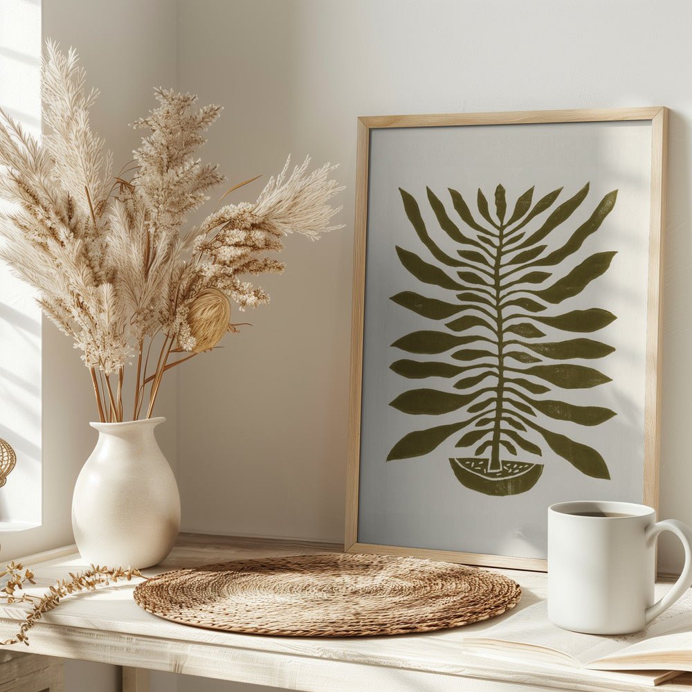 Hundred Leaved Plant Poster - Corkframes.com