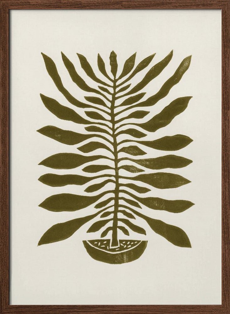 Hundred Leaved Plant Poster - Corkframes.com