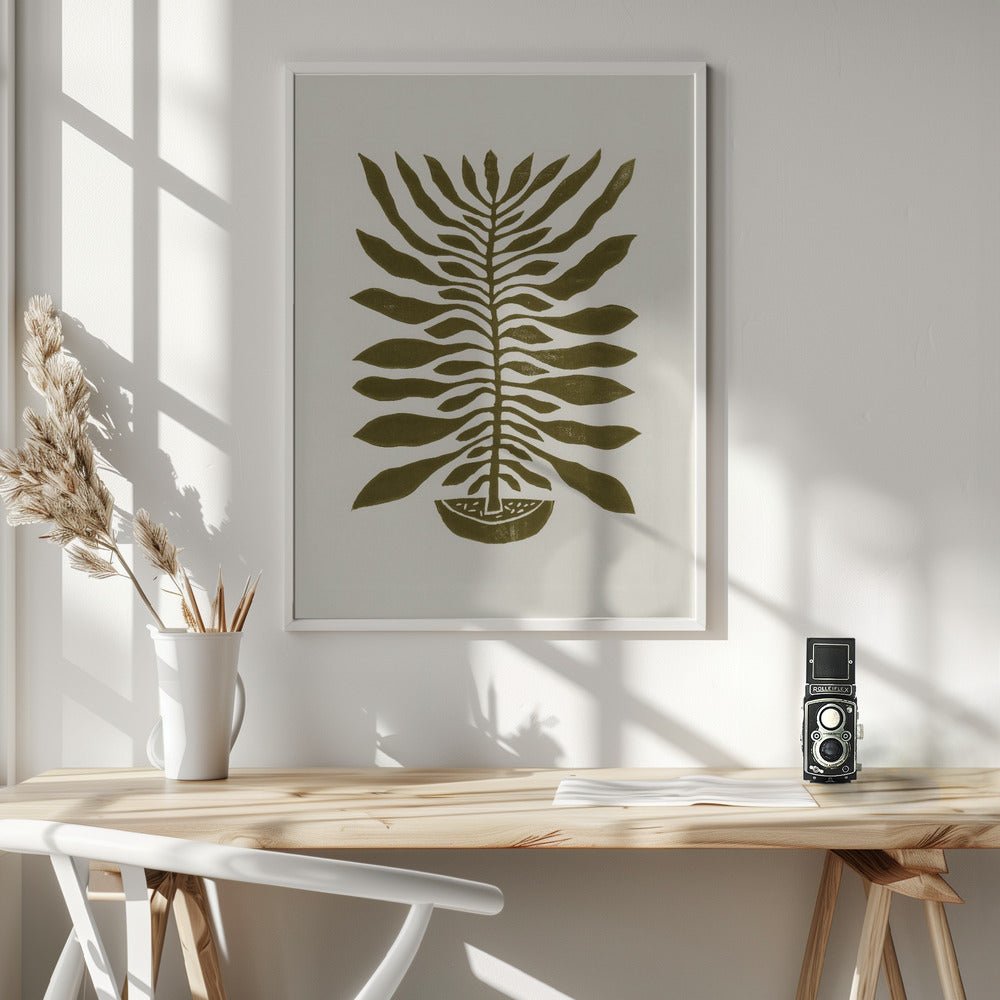 Hundred Leaved Plant Poster - Corkframes.com