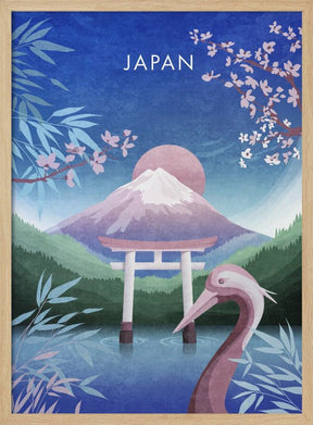 Japan Illustration Poster - Corkframes.com