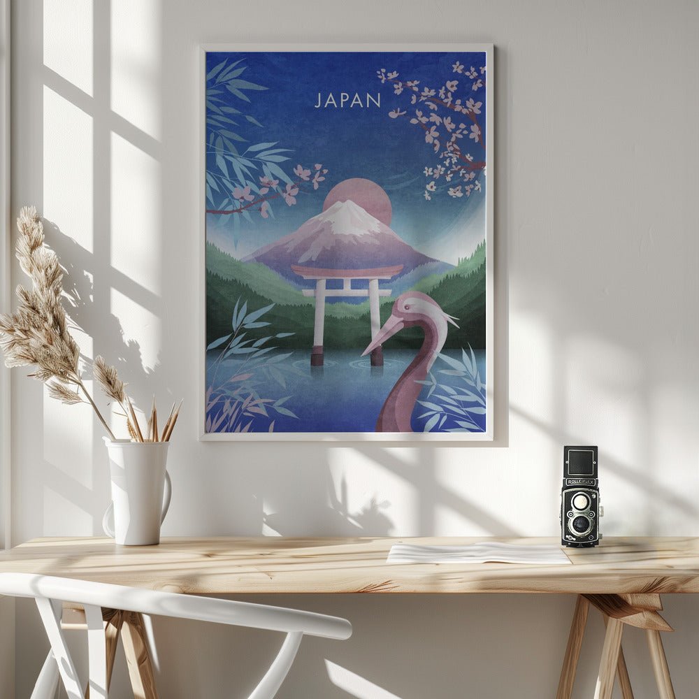 Japan Illustration Poster - Corkframes.com