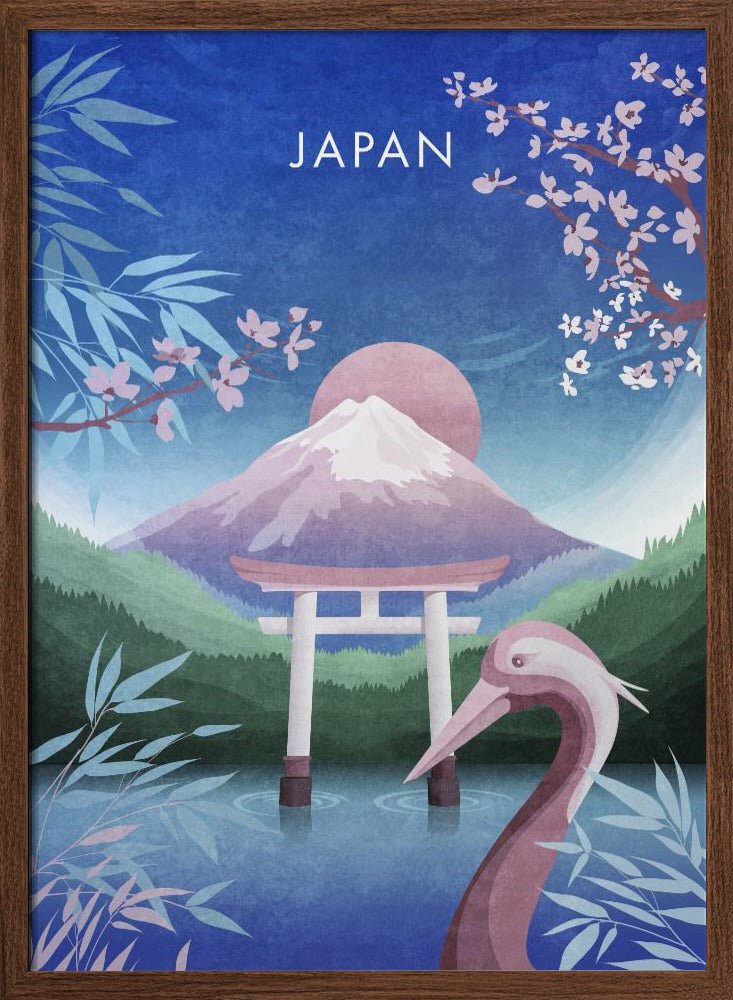 Japan Illustration Poster - Corkframes.com