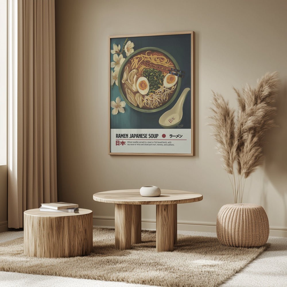 Japanese Ramen Soup Poster - Corkframes.com