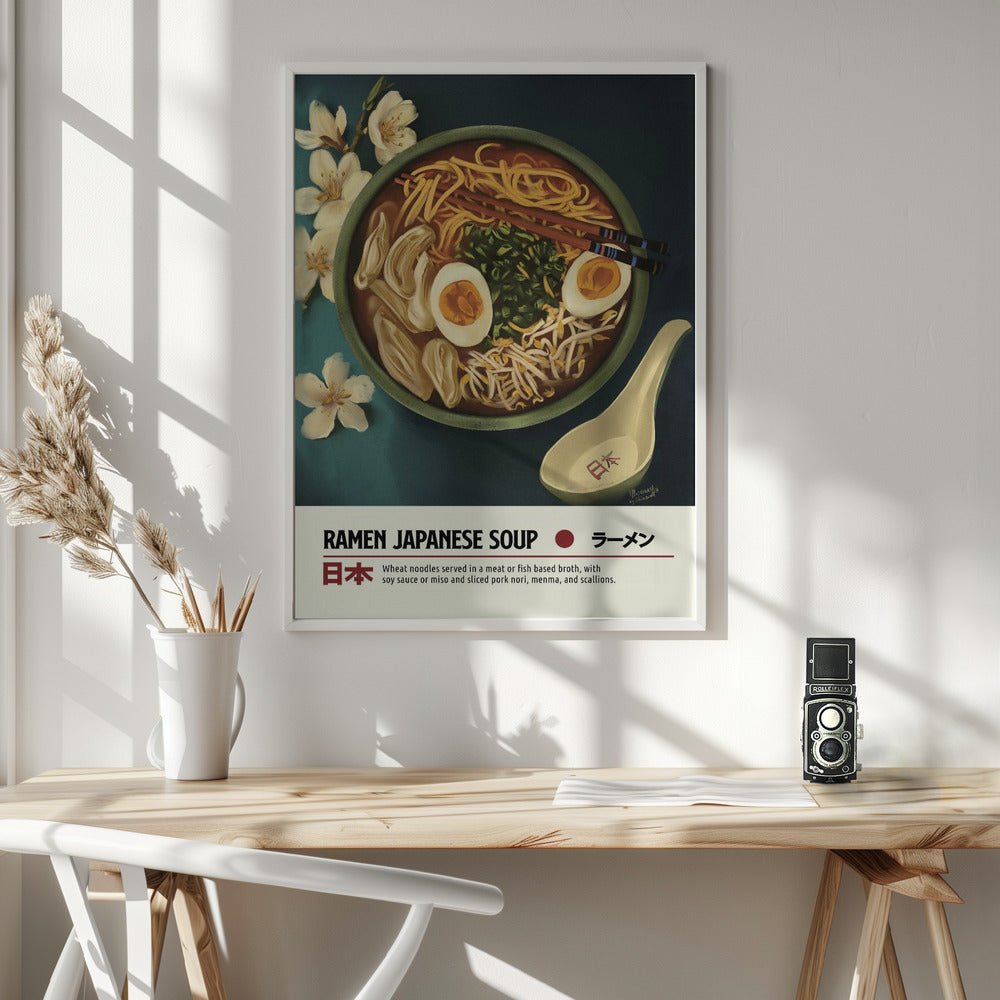 Japanese Ramen Soup Poster - Corkframes.com