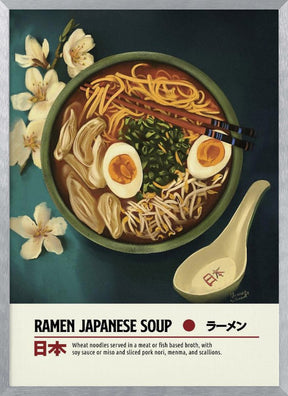 Japanese Ramen Soup Poster - Corkframes.com