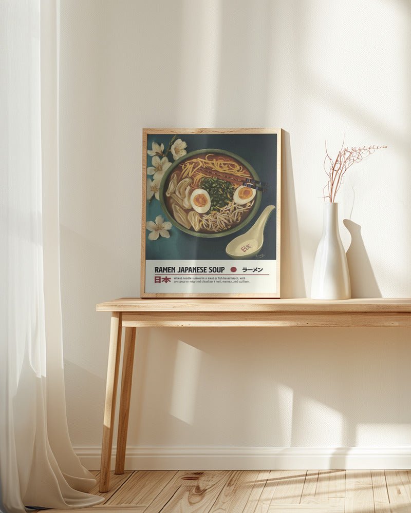 Japanese Ramen Soup Poster - Corkframes.com