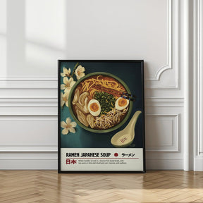 Japanese Ramen Soup Poster - Corkframes.com