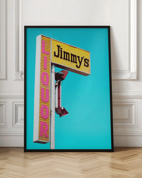 Jimmy's Liquor Sign - Corkframes.com