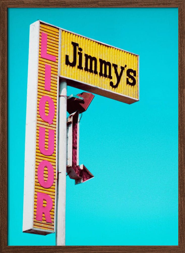 Jimmy's Liquor Sign - Corkframes.com