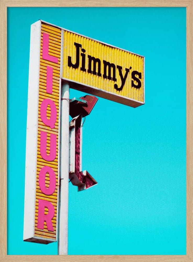 Jimmy's Liquor Sign - Corkframes.com