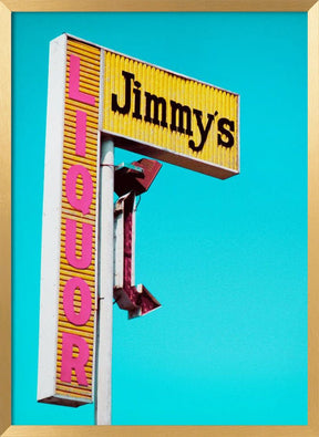 Jimmy's Liquor Sign - Corkframes.com