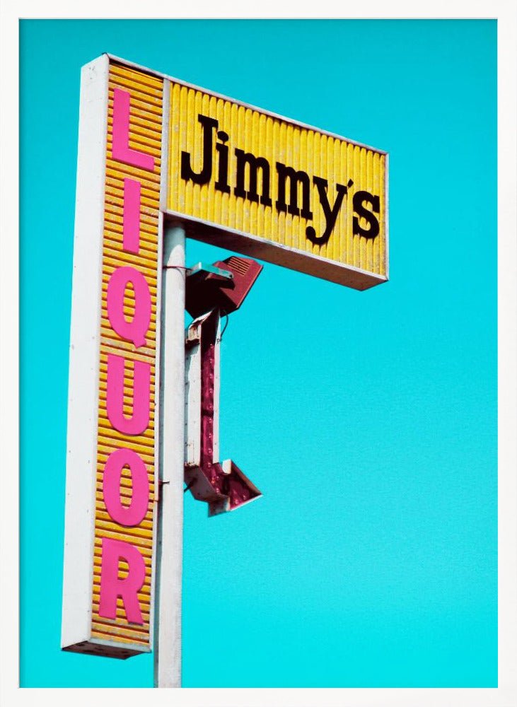 Jimmy's Liquor Sign - Corkframes.com