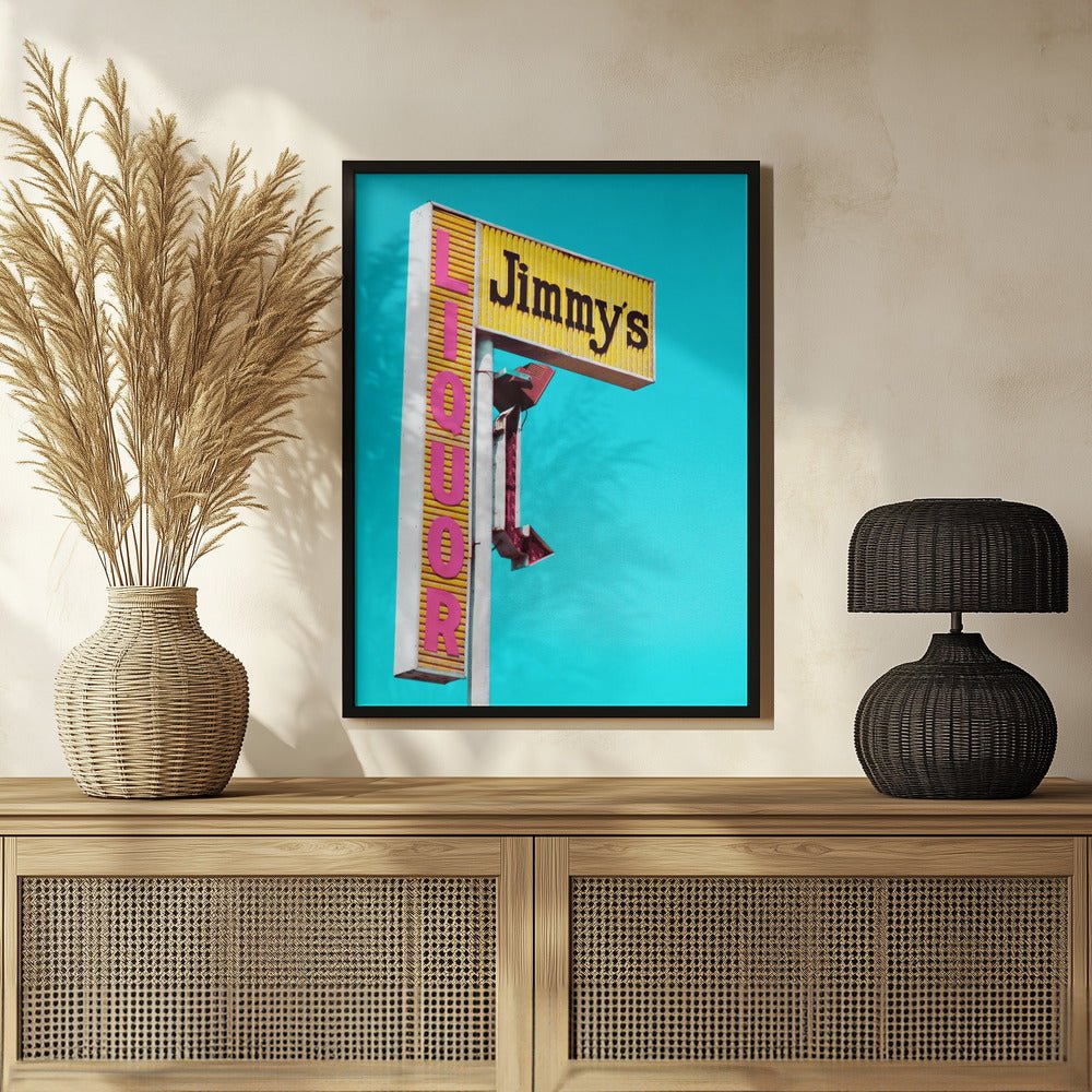 Jimmy's Liquor Sign - Corkframes.com