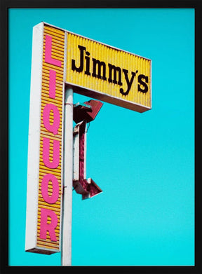 Jimmy's Liquor Sign - Corkframes.com