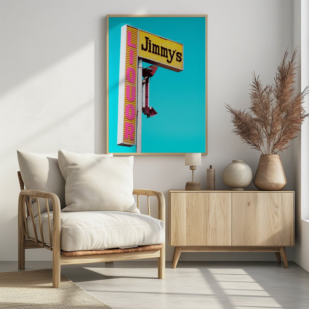 Jimmy's Liquor Sign - Corkframes.com