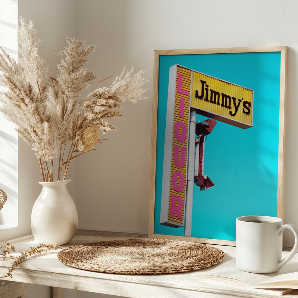 Jimmy's Liquor Sign - Corkframes.com