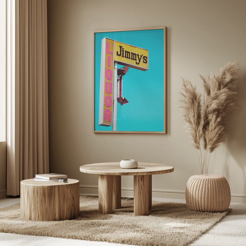 Jimmy's Liquor Sign - Corkframes.com