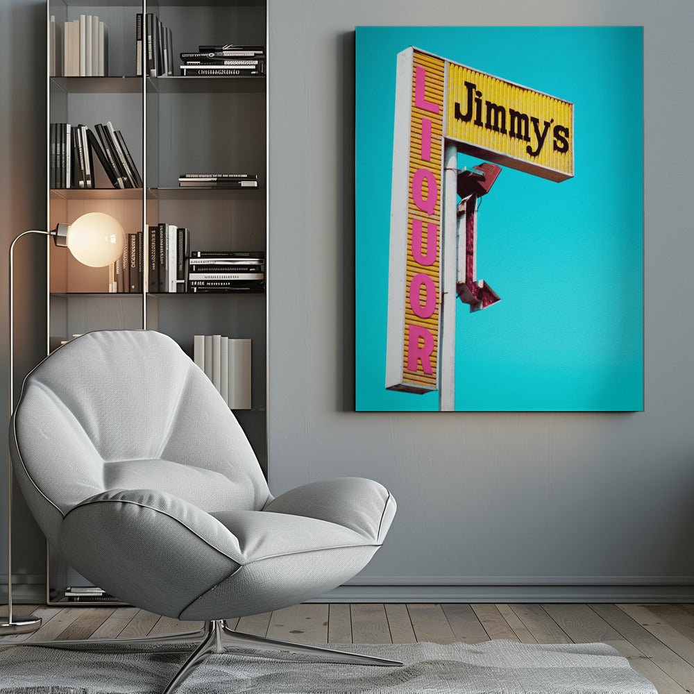 Jimmy's Liquor Sign - Corkframes.com