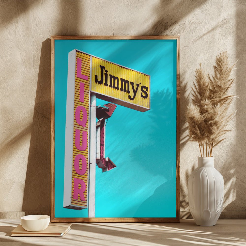 Jimmy's Liquor Sign - Corkframes.com