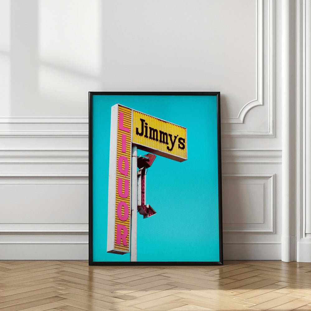 Jimmy's Liquor Sign - Corkframes.com