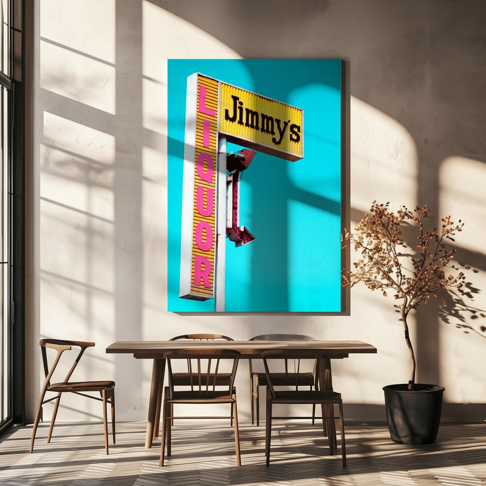 Jimmy's Liquor Sign - Corkframes.com