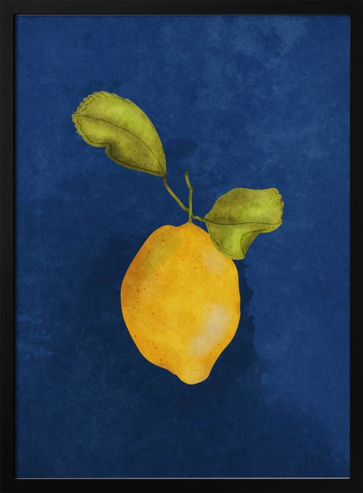 Just A Little Lemon Poster - Corkframes.com