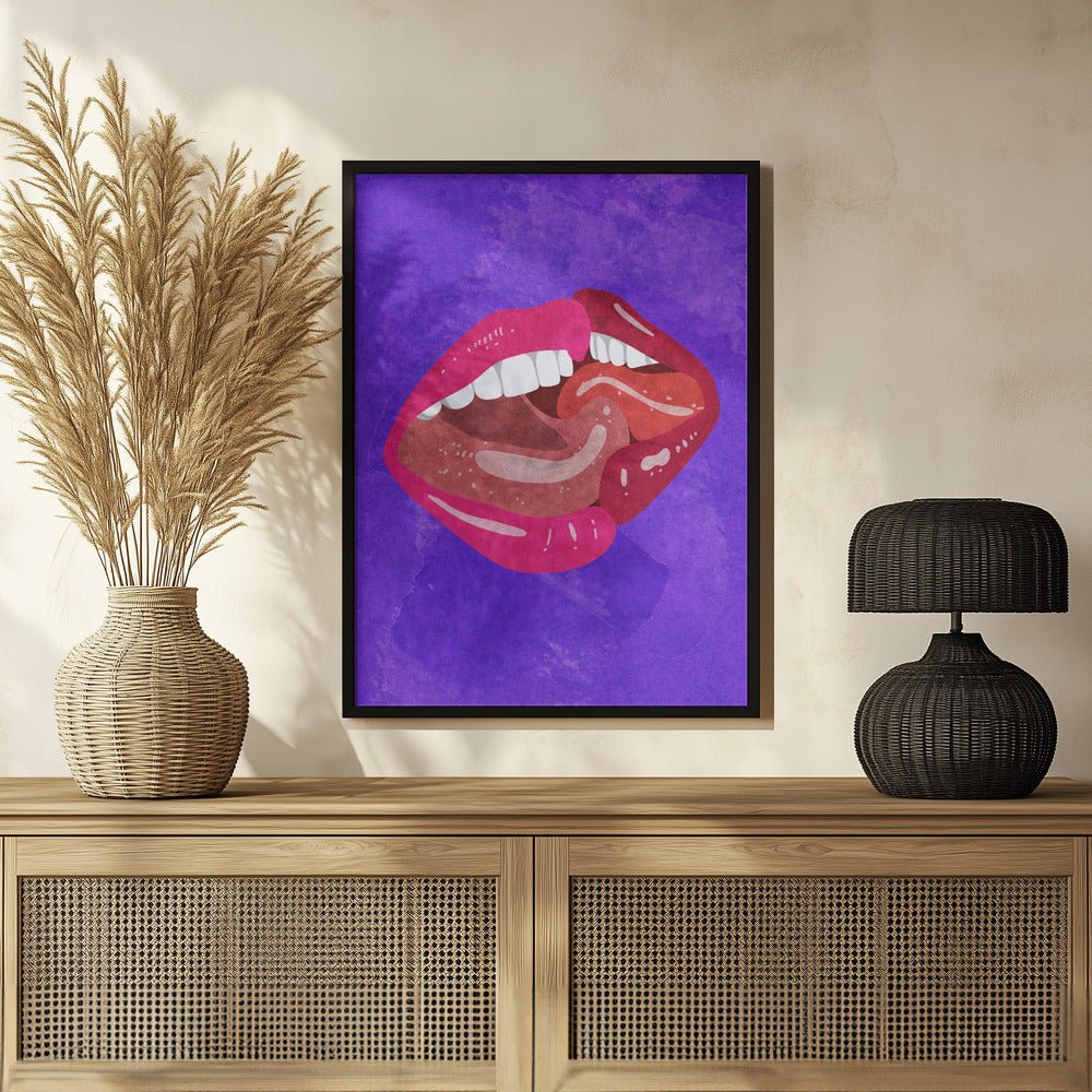 Kissing Poster - Corkframes.com