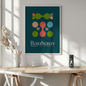 Labutlar Yesil Mavi Poster - Corkframes.com