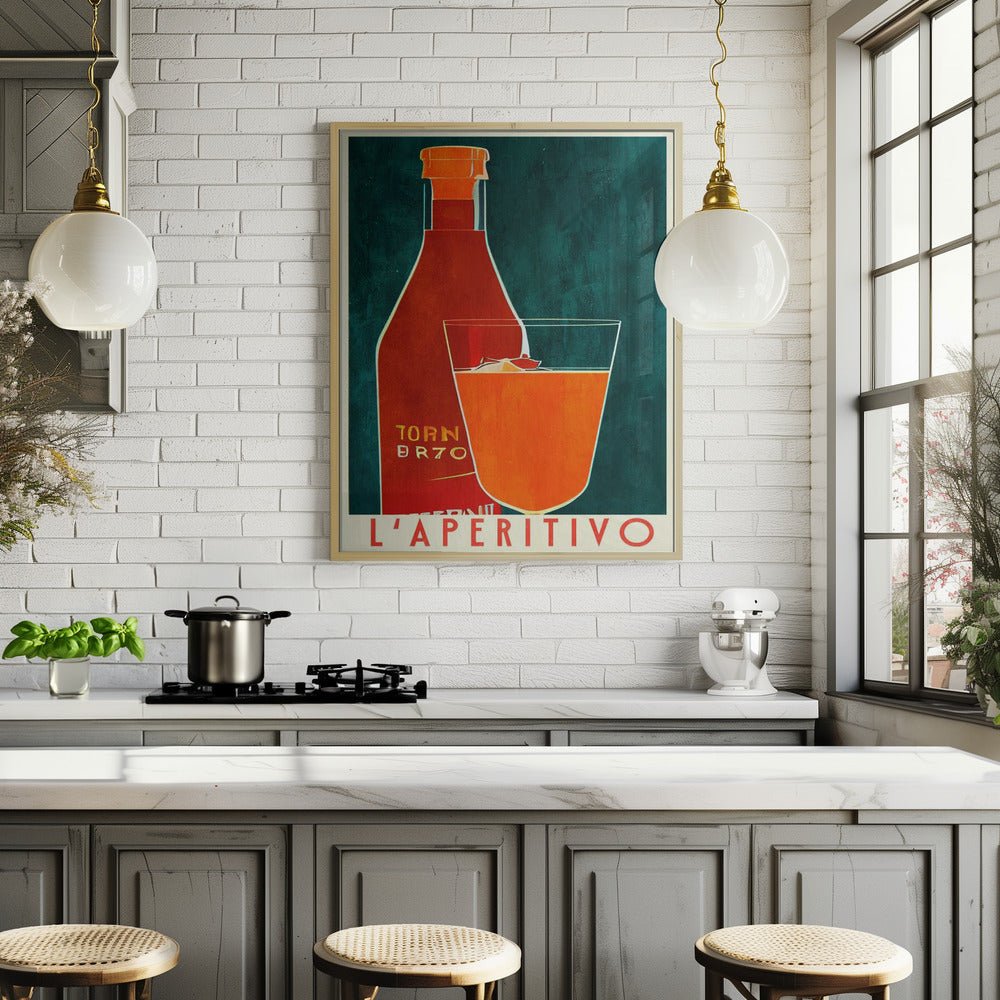 L'aperitivo Poster - Corkframes.com