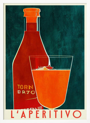 L'aperitivo Poster - Corkframes.com