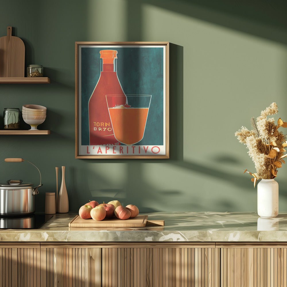 L'aperitivo Poster - Corkframes.com