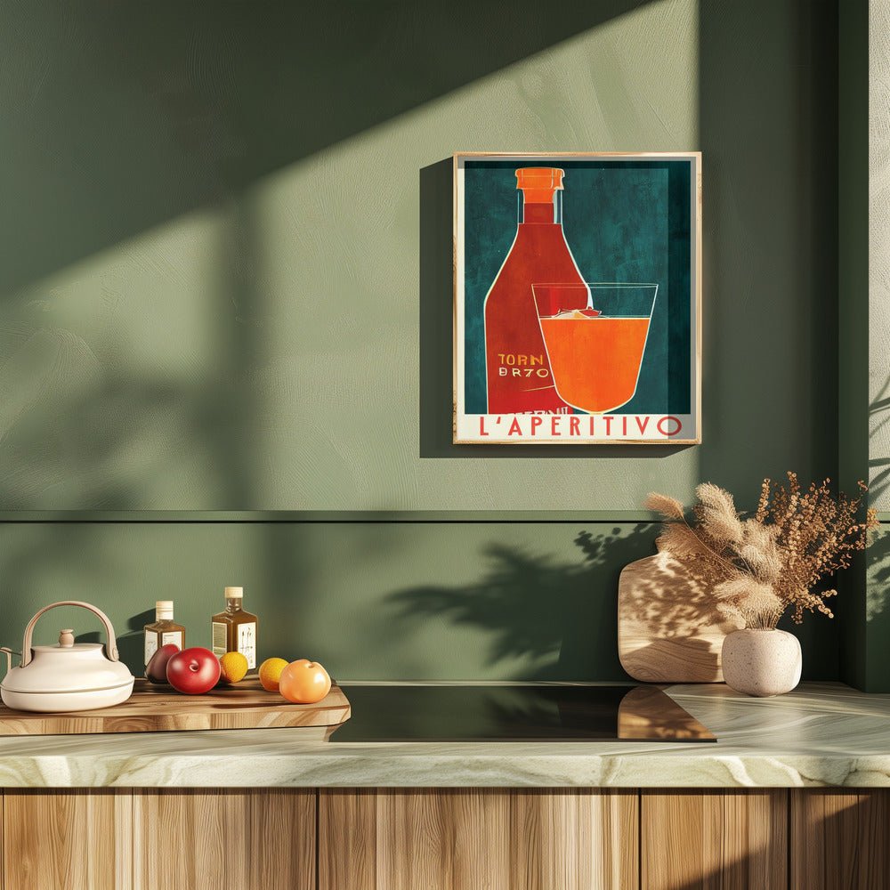 L'aperitivo Poster - Corkframes.com