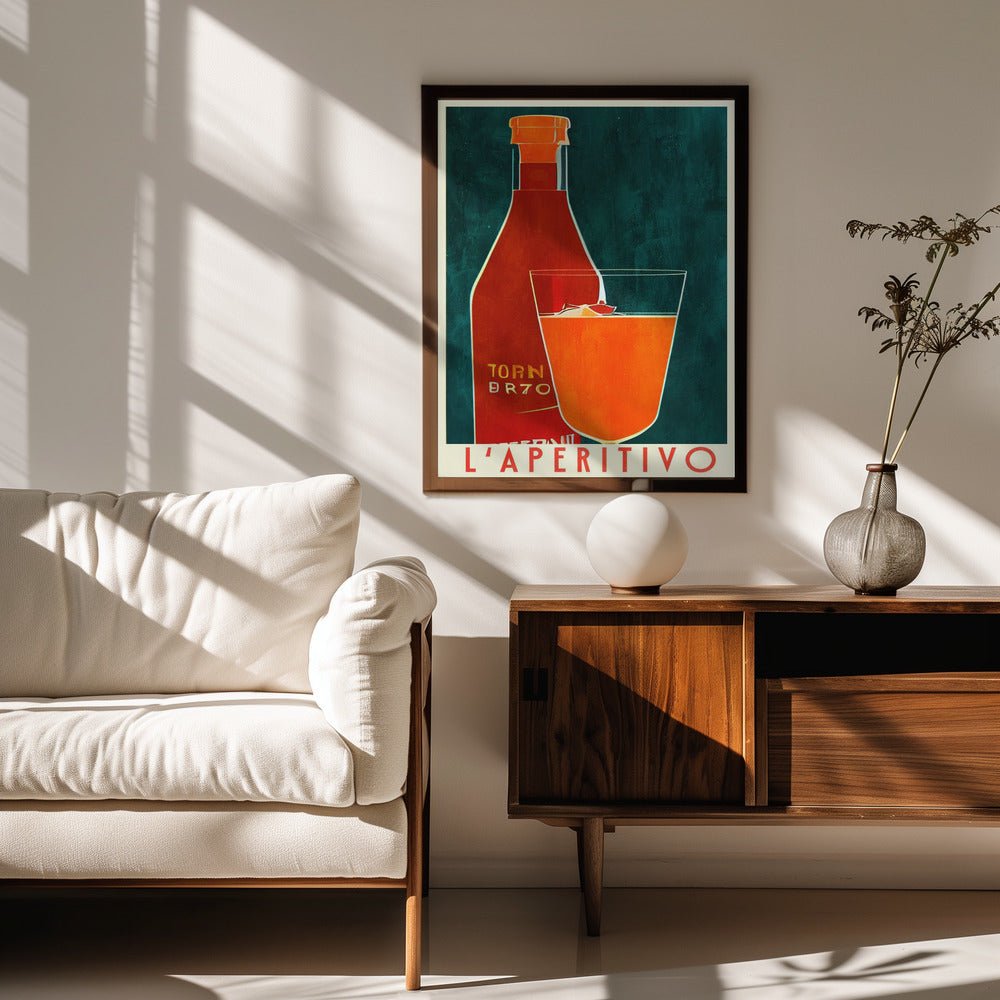 L'aperitivo Poster - Corkframes.com