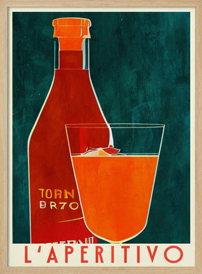 L'aperitivo Poster - Corkframes.com