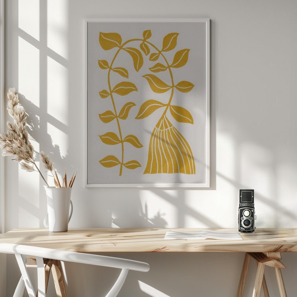 Leafy Cascade Poster - Corkframes.com