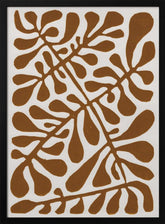 Linocut Plant #2 Poster - Corkframes.com