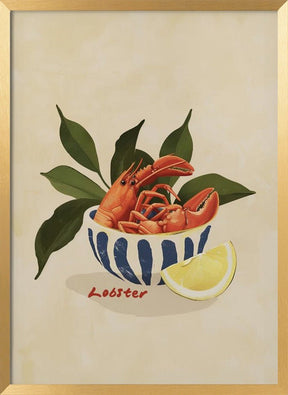 Lobsters In A Bowl Poster - Corkframes.com