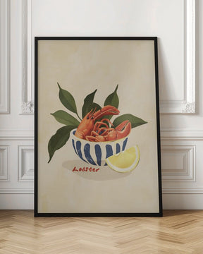 Lobsters In A Bowl Poster - Corkframes.com