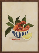 Lobsters In A Bowl Poster - Corkframes.com