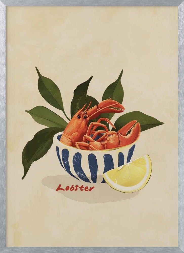 Lobsters In A Bowl Poster - Corkframes.com