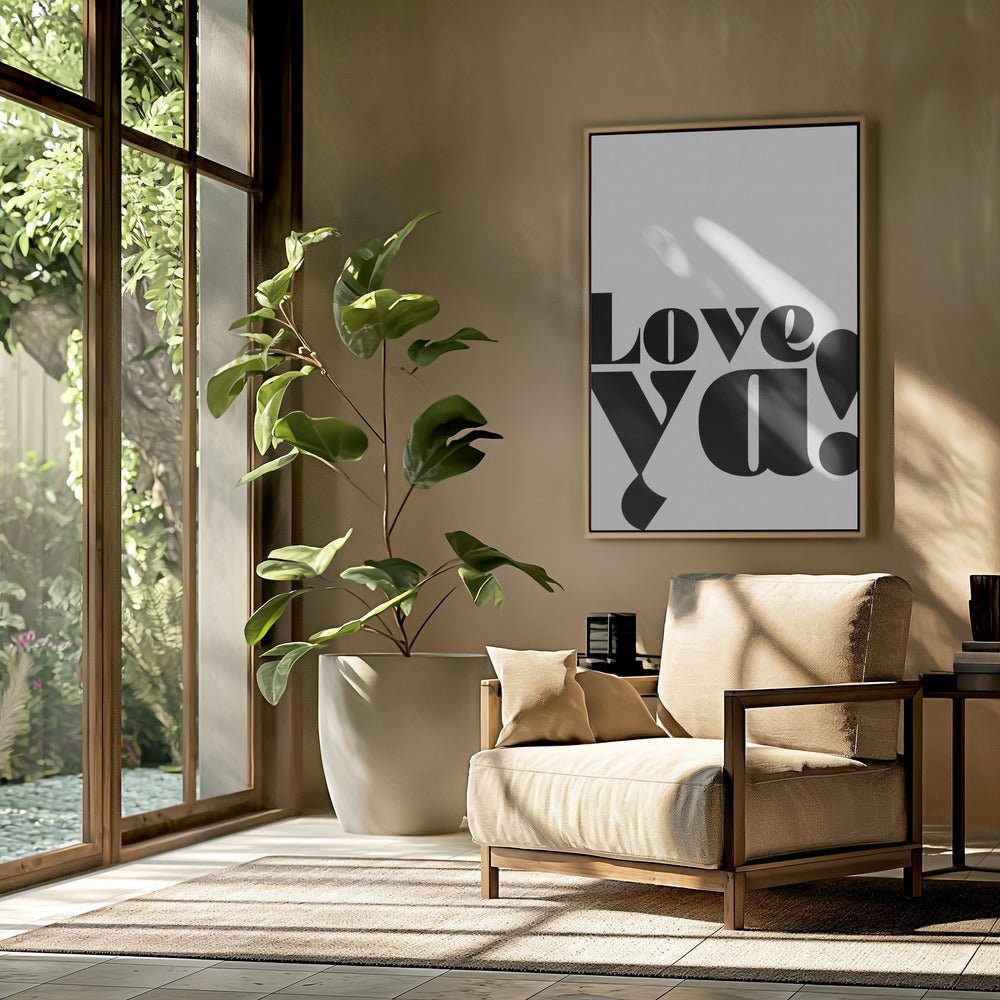 Love Ya Poster - Corkframes.com