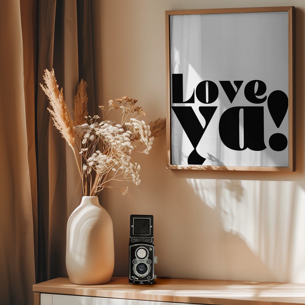 Love Ya Poster - Corkframes.com