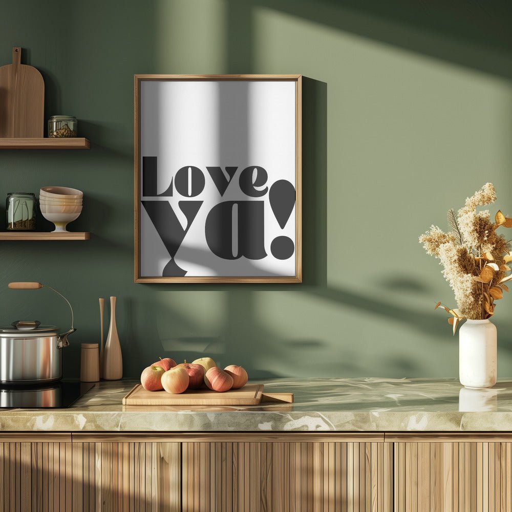 Love Ya Poster - Corkframes.com