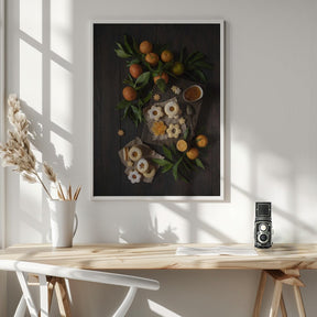 Mandarin Linzer Cookies Poster - Corkframes.com