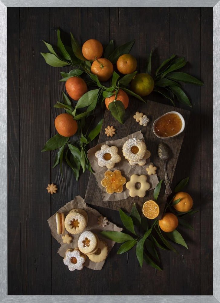 Mandarin Linzer Cookies Poster - Corkframes.com