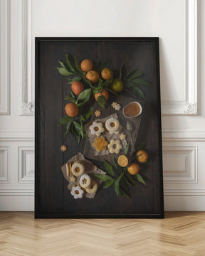 Mandarin Linzer Cookies Poster - Corkframes.com