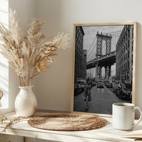 Manhattan Bridge New York Poster - Corkframes.com