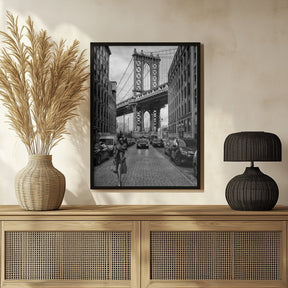 Manhattan Bridge New York Poster - Corkframes.com