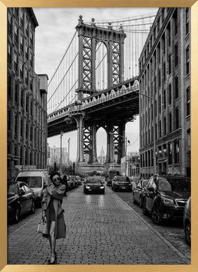 Manhattan Bridge New York Poster - Corkframes.com